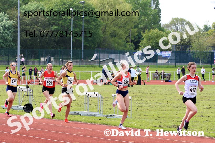 Senior Womens 1500 metres, 2023 North Eastern Track and Field Champs., Middlesbrough Sports Village, Middlesbrough. Photo: David T. Hewitson/Sports for All Pics